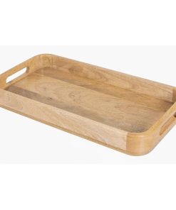 Olympia Mango Wood Rectangular Deep Sided Tray 430x230mm (JA888)
