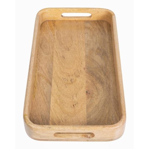 Olympia Mango Wood Rectangular Deep Sided Tray 430x230mm (JA888)