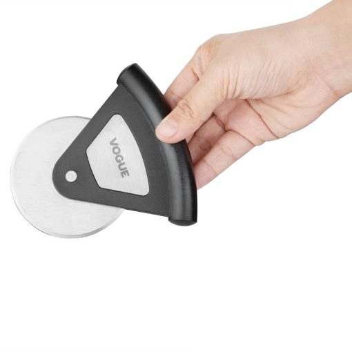 Vogue Stainless Steel Pizza Cutter Black (JA897)