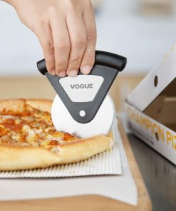 Vogue Stainless Steel Pizza Cutter Black (JA897)