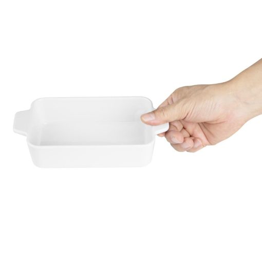 Olympia Whiteware Lasagne Dishes 200x110mm 4 Pack (JA959)