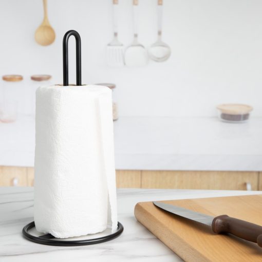Jantex Kitchen Roll Holder Black (JA994)
