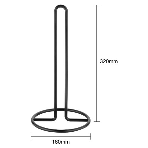 Jantex Kitchen Roll Holder Black (JA994)