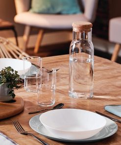 Luminarc Funambule Carafe with Cork Lid 1Ltr 6 Pack (JB042)