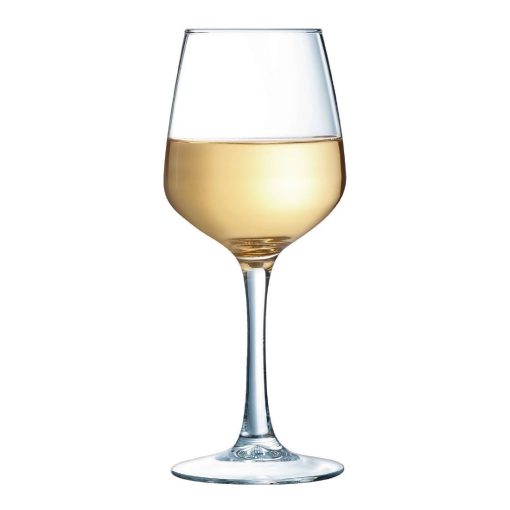 Arcoroc Lineal Wine Glasses 310ml LUKCA-NI at 250ml 24 Pack (JB064)