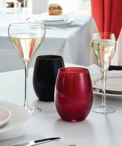 Chef and Sommelier Primary Black Matt Tumblers 360ml 24 Pack (JB080)