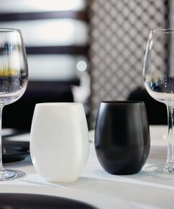 Chef and Sommelier Primary White Matt Tumblers 360ml 24 Pack (JB081)