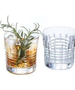Arcoroc Old Square Old Fashioned Glasses 320ml 12 Pack (JB087)