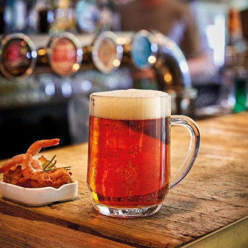 Arcoroc Haworth-Mancunian Tankards 285ml UKCA-NI at 1-2 Pint 36 Pack (JB096)