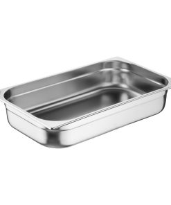 Nisbets Essentials Stainless Steel Gastronorm Tray 1-1 100mm Pack 3 (JB370)