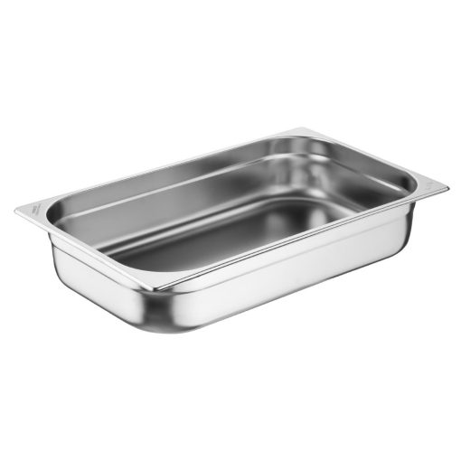 Nisbets Essentials Stainless Steel Gastronorm Tray 1-1 100mm Pack 3 (JB370)