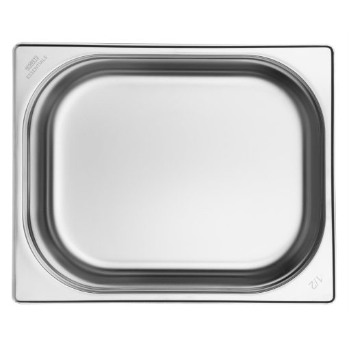 Nisbets Essentials Stainless Steel 1-2 Gastronorm Tray 65mm Pack 3 (JB371)