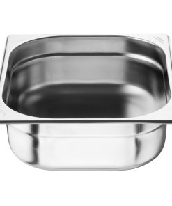 Nisbets Essentials Stainless Steel 1-2  Gastronorm Tray 100mm Pack 3 (JB372)