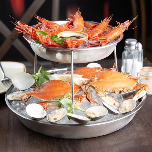 Olympia Seafood Platter Stainless Steel 318mm (JB398)