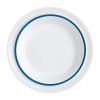 Autonomy Soup Dishes Blue Border 230mm 12 Pack (JC962)
