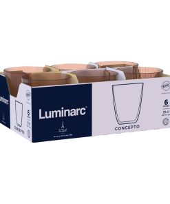 Luminarc Concepto Stripy Agate Tumblers 320ml 24 Pack (JC973)