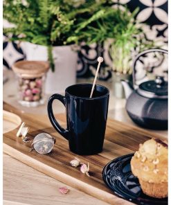 Luminarc New Morning Mugs Black 320ml 6 Pack (JC977)