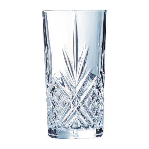 Cristal dArques Masquerade Toughened Hiball Glasses 380ml 24 Pack (JC978)