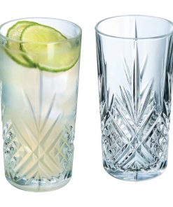 Cristal dArques Masquerade Toughened Hiball Glasses 380ml 24 Pack (JC978)