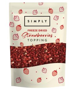 Simply Freeze Dried Strawberry Topping 130g (JC981)