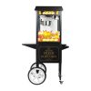 Haxro HX8588 Popcorn Machine and Cart Black (JE456)