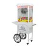Haxro HX8837 Popcorn Machine and Cart White (JE458)