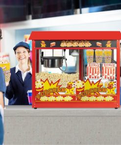 Haxro HX8872 Popcorn Machine with 2 Shelves (JE459)
