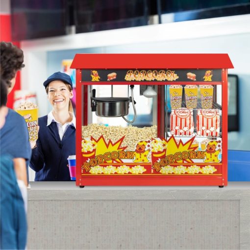 Haxro HX8872 Popcorn Machine with 2 Shelves (JE459)