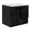 Polar G-Series Double Door Counter Fridge Black 257Ltr (PG022)