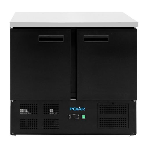 Polar G-Series Double Door Counter Fridge Black 257Ltr (PG022)