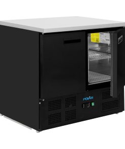 Polar G-Series Double Door Counter Fridge Black 257Ltr (PG022)