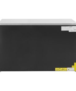 Polar G-Series Triple Door Counter Fridge Black 400Ltr (PG023)