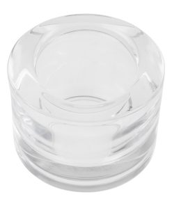 Utopia Chunky Clear Tealight Holders 12 Pack (FG056)
