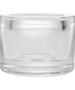 Utopia Chunky Clear Tealight Holders 12 Pack (FG056)