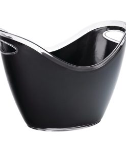 Utopia Small Champagne Bucket Black 270dia Packmm 6 Pack (FH175)