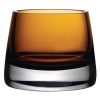 Utopia Joy Votive Glasses Amber 80mm 6 Pack (FH765)
