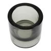 Utopia Black Double Ended Tealight Holders 70mm 12 Pack (FJ235)