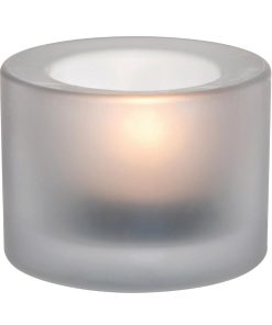 Utopia Chunky White Tealight Holders 12 Pack (FJ254)
