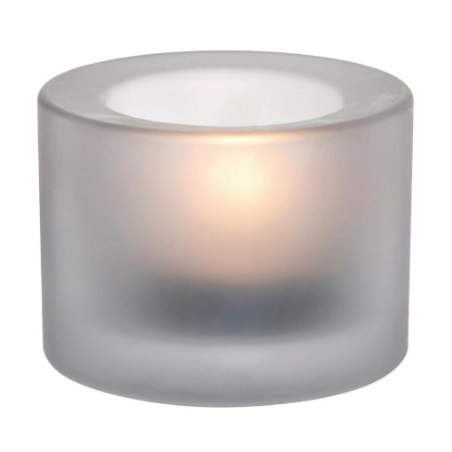 Utopia Chunky White Tealight Holders 12 Pack (FJ254)
