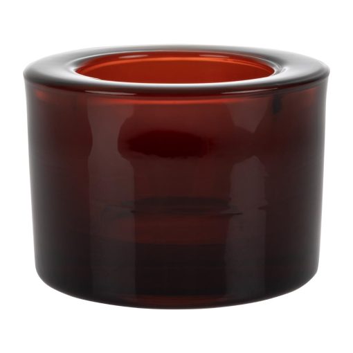 Utopia Chunky Red Tealight Holders 12 Pack (FJ255)