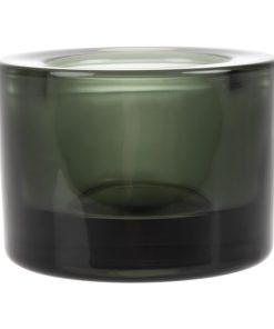 Utopia Chunky Black Tealight Holders 12 Pack (FJ256)