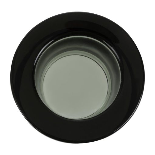 Utopia Chunky Black Tealight Holders 12 Pack (FJ256)