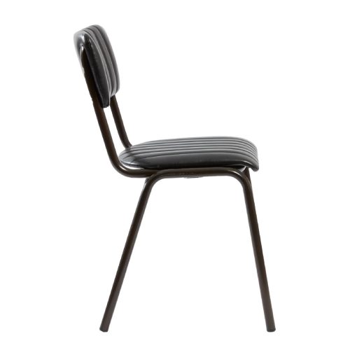 Tavo Stacking Side Chair Vintage Black 2 Pack (HS795)