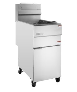 Buffalo Twin Basket Single Tank Freestanding Gas Fryer 28Ltr (HU199)