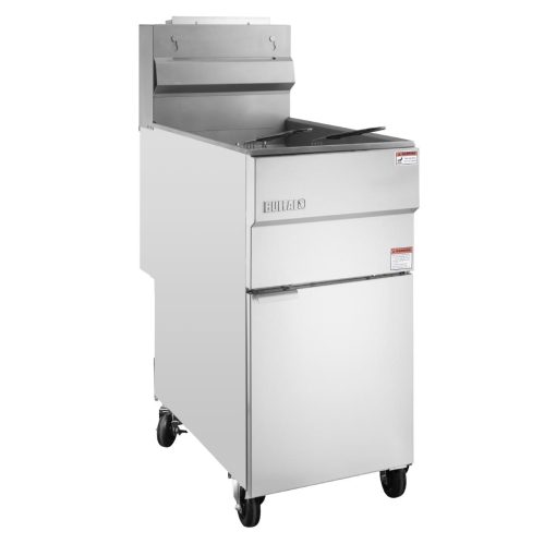 Buffalo Twin Basket Single Tank Freestanding Gas Fryer 28Ltr (HU199)