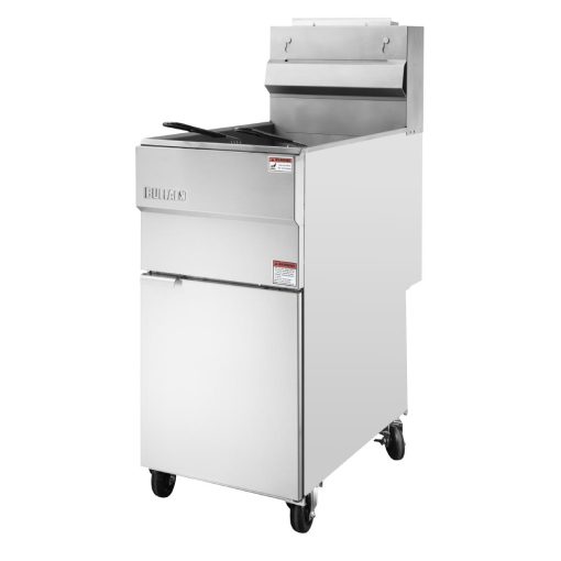 Buffalo Twin Basket Single Tank Freestanding Gas Fryer 28Ltr (HU199)