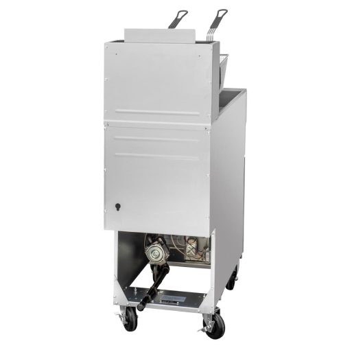 Buffalo Twin Basket Single Tank Freestanding Gas Fryer 28Ltr (HU199)