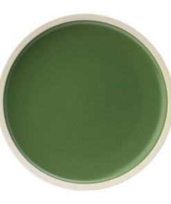 Utopia Forma Plates Forest Green 240mm 6 Pack (HX330)