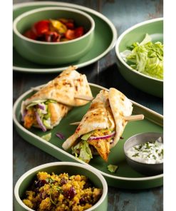 Utopia Forma Plates Forest Green 240mm 6 Pack (HX330)