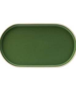 Utopia Forma Platters Forest Green 310x175mm 6 Pack (HX337)